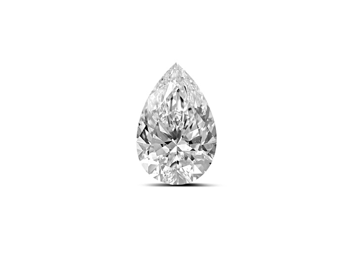3.00ct Pear Shape White Lab-Grown Diamond F Color VS-2 Clarity IGI Certified