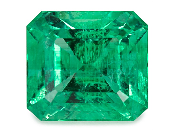 Panjshir Valley Emerald 10.5x9.5mm Emerald Cut 5.36ct