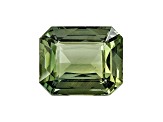 Green Sapphire 7.6x6.28mm Emerald Cut 2.06ct
