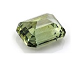 Green Sapphire 7.6x6.28mm Emerald Cut 2.06ct