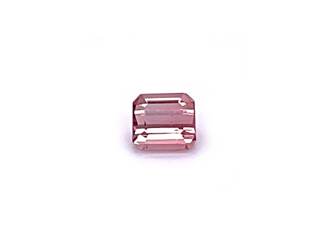Pink Pastel Tourmaline 6.31x5.74mm Emerald Cut 1.29ct