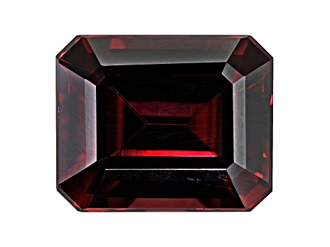 Red Zircon 12x10mm Emerald Cut 8.50ct