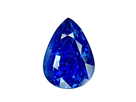 Sapphire Loose Gemstone Unheated 9.8x7mm Pear Shape 2.98ct