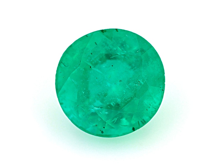 Zambian Emerald 5.4mm Round 0.69ct