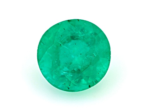 Zambian Emerald 5.4mm Round 0.69ct