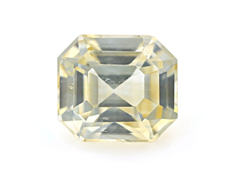 Yellow Sapphire Unheated 7.2x6.4mm Emerald Cut 2.06ct