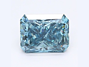 1.77ct Intense Blue Radiant Cut Lab-Grown Diamond VS2 Clarity IGI Certified