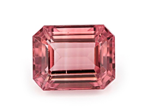 Pink Tourmaline 11.8x9.3mm Emerald Cut 7.18ct