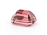 Pink Tourmaline 11.8x9.3mm Emerald Cut 7.18ct