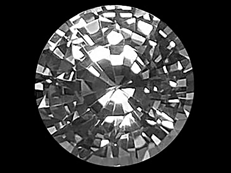 White Sapphire Loose Gemstone 7.1mm Round 2.06ct
