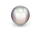 Cultured Tahitian Pearl 12mm Drop Lavender With Green Overtones