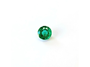 Zambian Emerald 7mm Round 1.34ct