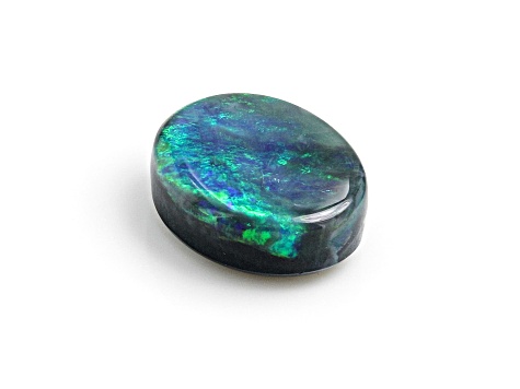 Australian Black Opal 7.5x6.0mm Oval Cabochon 0.93ct