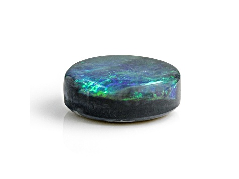 Australian Black Opal 7.5x6.0mm Oval Cabochon 0.93ct