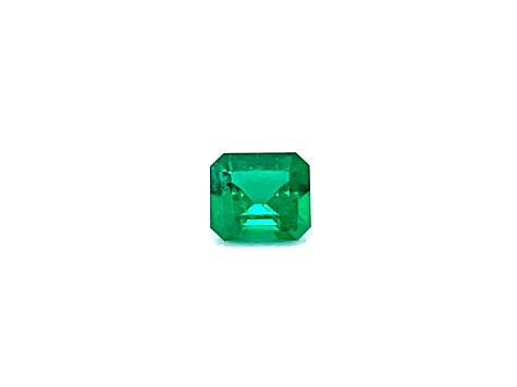Colombian Emerald 7.3x6.6mm Emerald Cut 1.32ct
