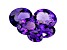 Amethyst Calibrated Oval Set of 5 7.00ctw