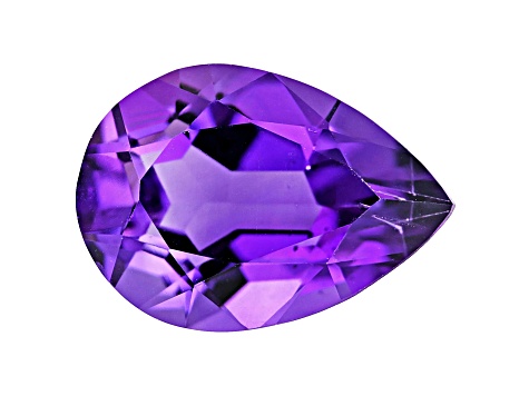 Amethyst Calibrated Pear Shape Set of 5 5.00ctw