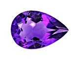 Amethyst Calibrated Pear Shape Set of 5 5.00ctw