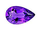 Amethyst Calibrated Pear Shape Set of 5 5.00ctw