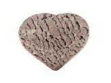 Feldspar Heart 3.75x3.5in