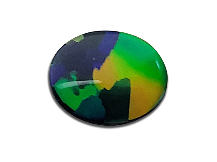 Lightning Ridge Black Opal 14x12mm Oval Cabochon 5.68ct