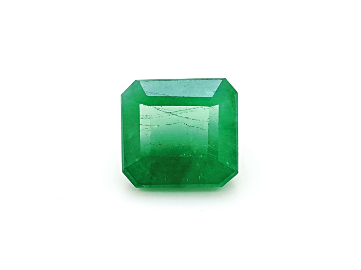 Brazilian Emerald 9.3x8.7mm Emerald Cut 4.07ct