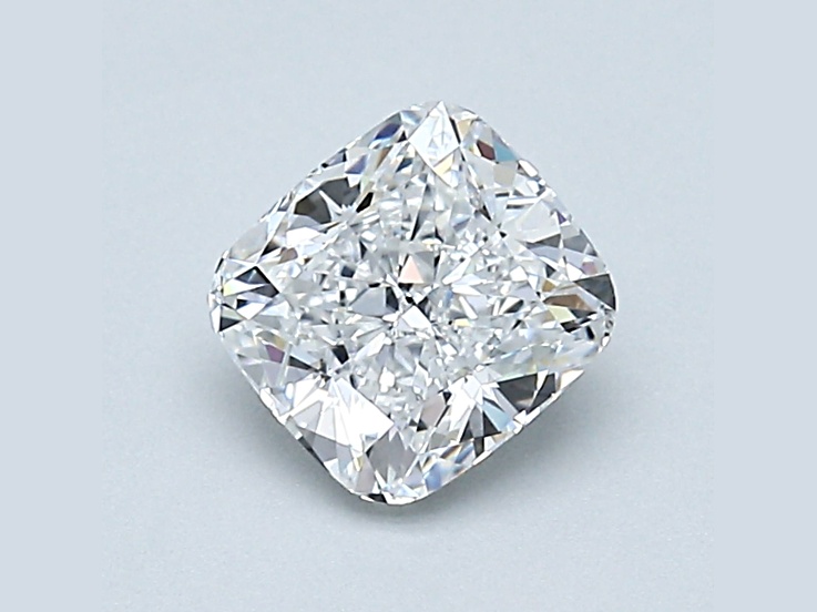 1.02ct Natural White Diamond Cushion, D Color, SI1 Clarity, GIA Certified