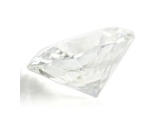 White Sapphire Loose Gemstone Unheated 11.5mm Round 6.92ct