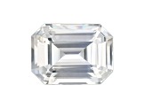 White Sapphire Loose Gemstone Unheated 12.56x9.35mm Emerald Cut 7.11ct
