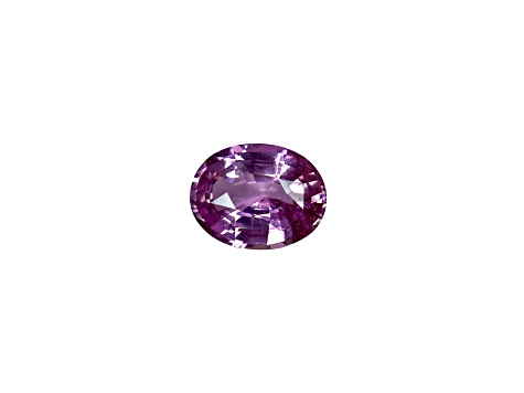 Pink Sapphire Loose Gemstone Unheated 10x7.2mm Oval 2.6ct