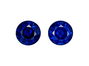 Sapphire 7.5mm Round Matched Pair 4.71ctw