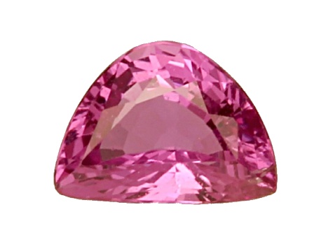 Pink Sapphire Loose Gemstone 7x5mm Half Moon 1.02ct