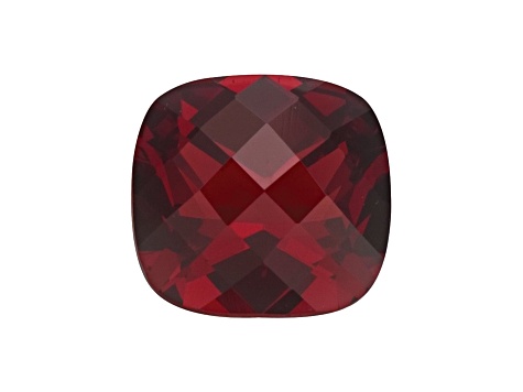 Garnet 9mm Checkerboard Cushion 3.25ct