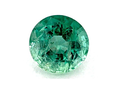 Zambian Emerald 5.5mm Round 0.65ct