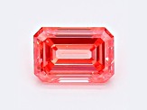 1.04ct Vivid Pink Emerald Cut Lab-Grown Diamond SI1 Clarity IGI Certified