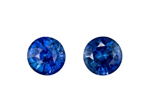 Sapphire 4mm Round Matched Pair 0.67ctw