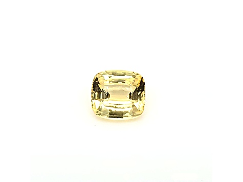 Yellow Sapphire Loose Gemstone 9.0x8.7mm Cushion 4.03ct