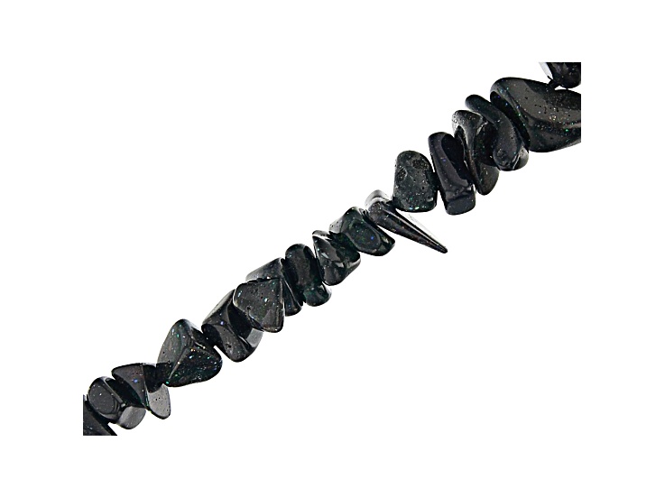 Black Honduran Opal appx 6-11mm Free-Form Nugget Bead Strand appx 18"