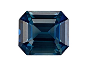Teal Sapphire Unheated 7.8x6.3mm Emerald Cut 2.14ct