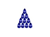 Tanzanite 5x3mm Pear Shape Set of 10 1.80ctw