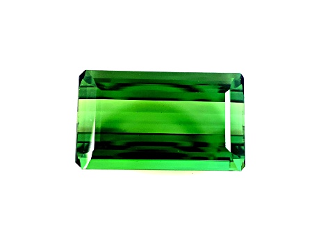 Green Tourmaline 15.3x9.1mm Emerald Cut 7.51ct