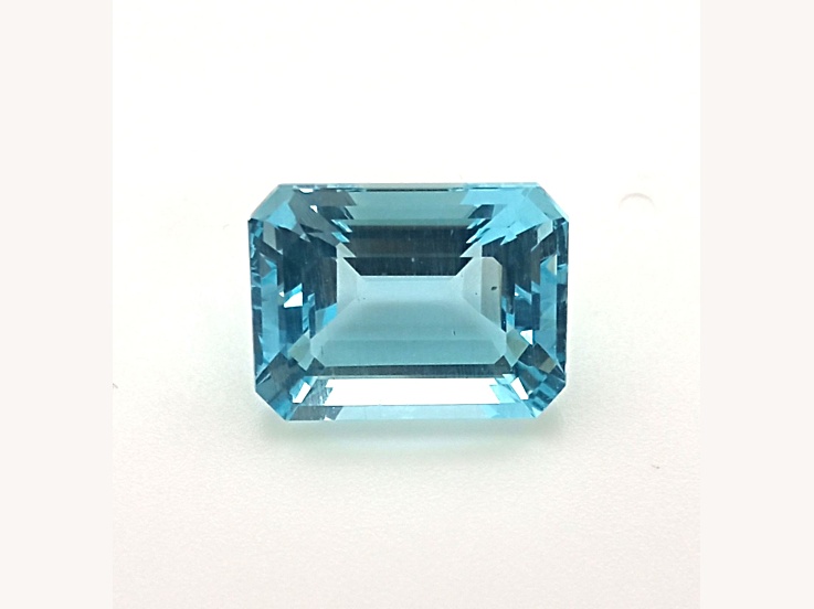 Aquamarine Unheated 16x12mm Emerald Cut 11.97ct