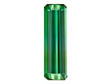 Green Tourmaline 20.4x6.2mm Emerald Cut 6.12ct