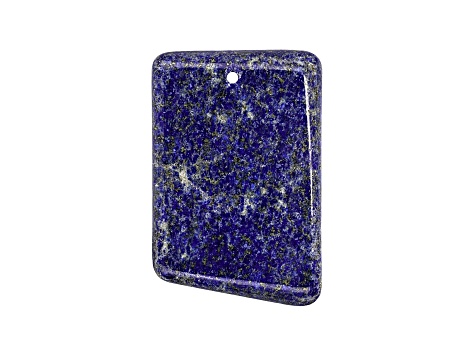 Lapis Lazuli 47.1x31.3mm Rectangle Slab Focal Bead