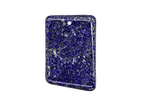Lapis Lazuli 47.1x31.3mm Rectangle Slab Focal Bead