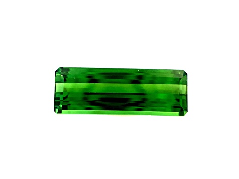 Green Tourmaline 22.6x8.0mm Emerald Cut 8.57ct