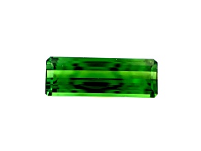 Green Tourmaline 22.6x8.0mm Emerald Cut 8.57ct