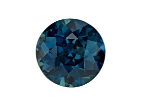 Teal Sapphire Unheated 6.8mm Round 1.75ct