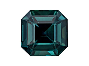 Bluish Green Sapphire Loose Gemstone 6.4x0mm Emerald Cut 1.61ct