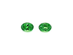 Tsavorite 7.51x5.57mm Oval Matched Pair 2.50ctw